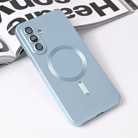 Zastitna maska (futrola) Magsafe Chrome - Samsung A566 Galaxy A56 plava.