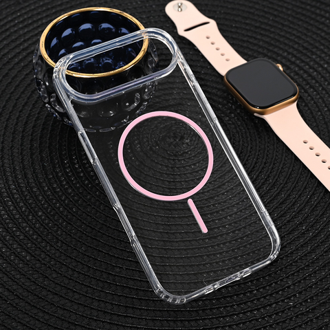 Zastitna maska (futrola) Magsafe Color Line - iPhone 17 Air roze.