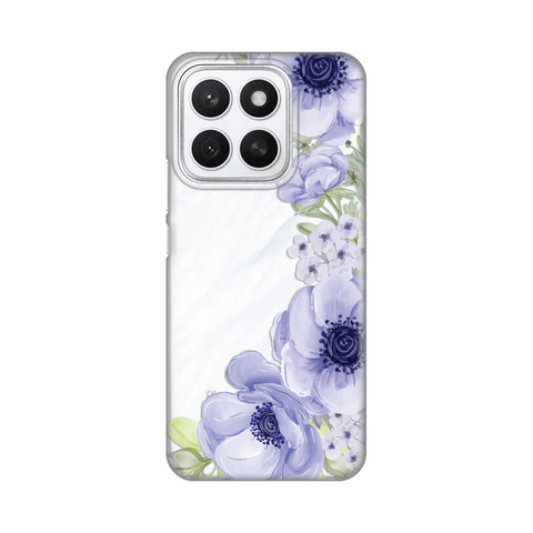 Zastitna ultra tanka (skin) maska / futrola PRINT - Huawei Honor X8c Blue Roses.