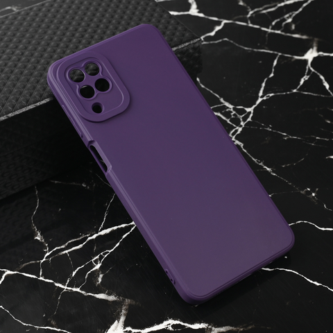 Zastitna maska (futrola) Teracell Giulietta - Samsung A125F Galaxy A12 mat tamno ljubicasta.