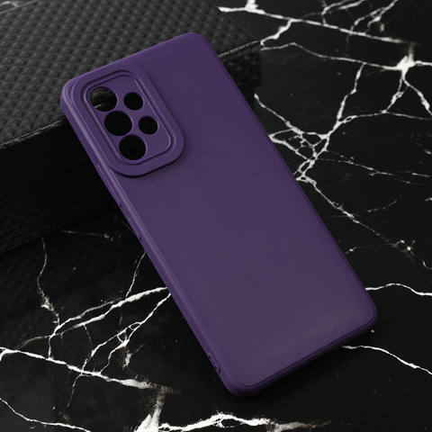 Zastitna maska (futrola) Teracell Giulietta - Samsung A536 Galaxy A53 5G mat tamno ljubicasta.
