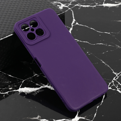 Zastitna maska (futrola) Teracell Giulietta - Huawei Honor X8 mat tamno ljubicasta.