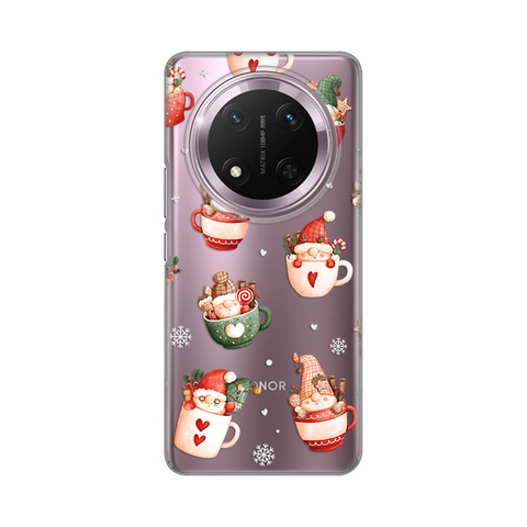 Zastitna silikonska maska (futrola) PRINT - Huawei Honor Magic 7 lite Ho Ho Ho.