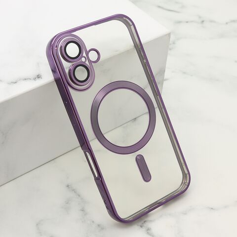 Zastitna maska (futrola) CAMERA PROTECT MagSafe - iPhone 16 (6.1) ljubicasta (MS).