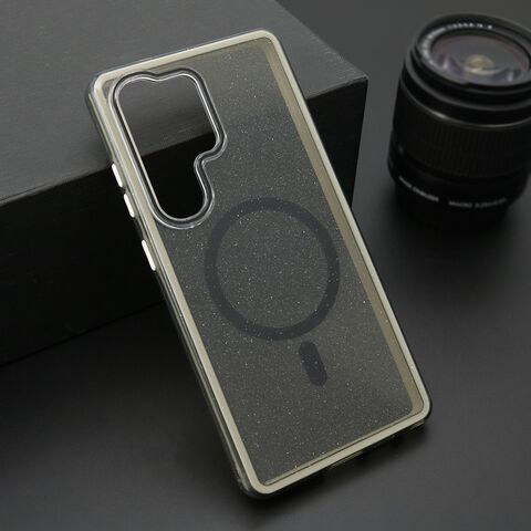 Zastitna maska (futrola) CRYSTAL MagSafe - Samsung S938 Galaxy S25 Ultra 5G crna (MS).