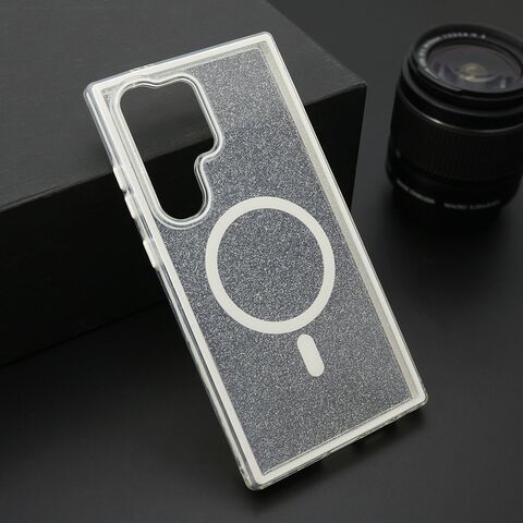 Zastitna maska (futrola) CRYSTAL MagSafe - Samsung S928 Galaxy S24 Ultra 5G bela (MS).