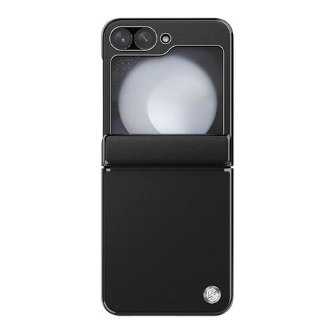 Zastitna maska (futrola) Nillkin Cam Shield Leather Case - Samsung F741B/F761B Galaxy Z Flip 6 5G/Z Flip 7 FE 5G crna (MS).