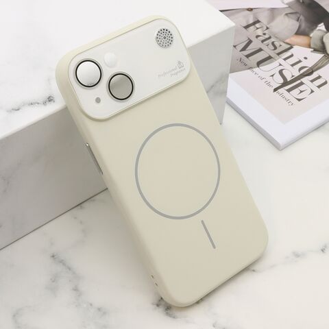 Zastitna maska (futrola) PASTEL DREAMS MagSafe - iPhone 15 bela (MS).