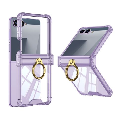 Zastitna maska (futrola) RING LINES II - Samsung F751B Galaxy Z Flip 7 5G ljubicasta (GKK case) (MS).