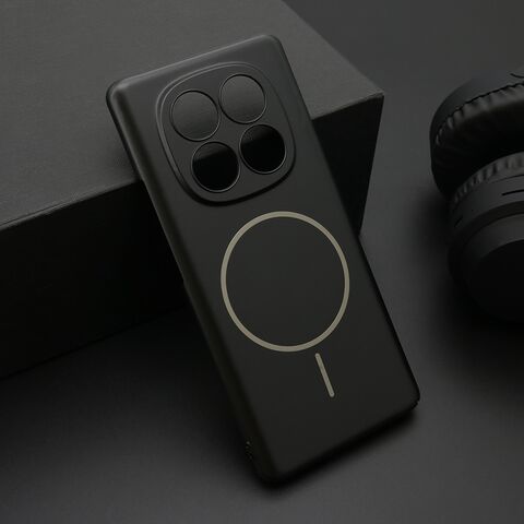 Zastitna maska (futrola) PURE mat MagSafe - Xiaomi Redmi Note 14 Pro 4G (Global) crna (MS).