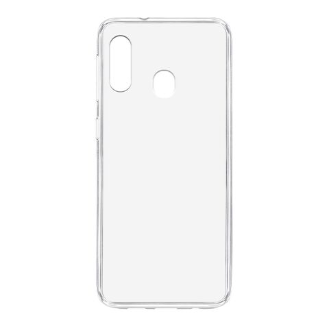 Zastitna ultra tanka (skin) maska / futrola PROTECT - Samsung A405F Galaxy A40 providna (bela) (MS).