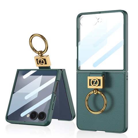 Zastitna maska (futrola) Z-RING CASE - Samsung F751B Galaxy Z Flip 7 5G zelena (GKK case) (MS).