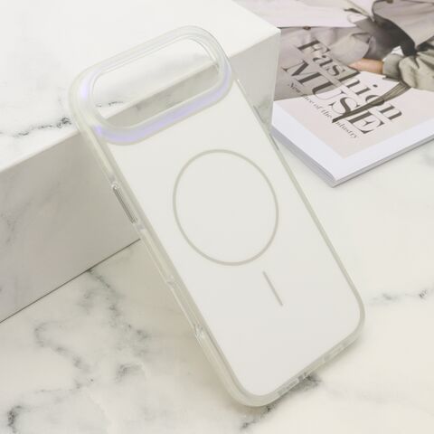 Zastitna maska (futrola) AMBER RING MagSafe - iPhone 17 Air bela (MS).