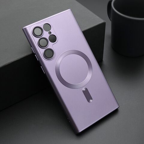 Zastitna maska (futrola) ELEGANT MAGSAFE - Samsung Galaxy S22 Ultra 5G ljubicasta (MS).