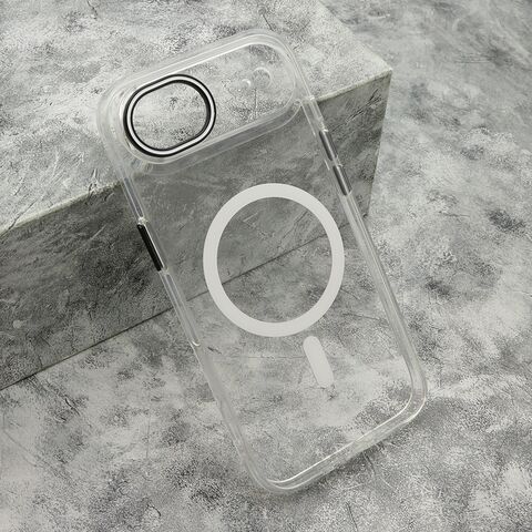 Zastitna maska (futrola) COLOR RING MagSafe - iPhone 17 Air bela (MS).