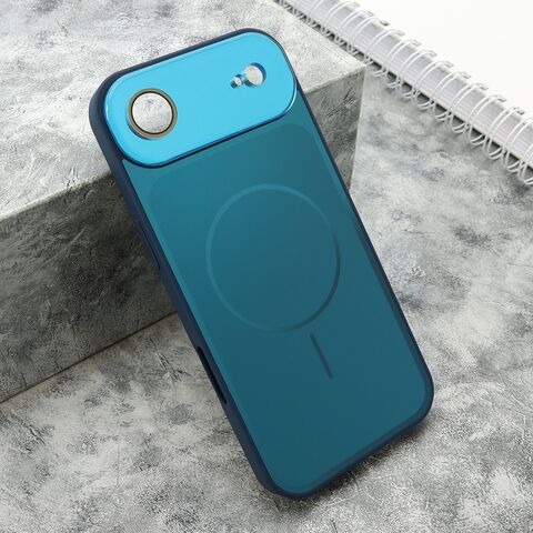 Zastitna maska (futrola) COLOR METAL MagSafe II - iPhone 17 Air plava (MS).