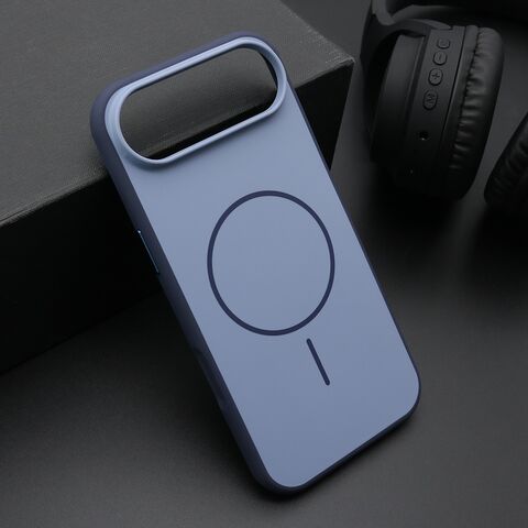 Zastitna maska (futrola) CHROME MagSafe - iPhone 17 Air plava (MS).