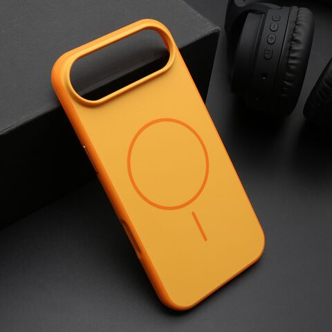 Zastitna maska (futrola) CHROME MagSafe - iPhone 17 Air narandzasta (MS).