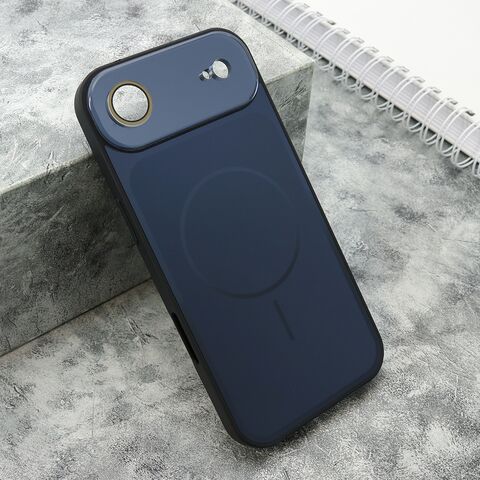 Zastitna maska (futrola) COLOR METAL MagSafe II - iPhone 17 Air tamno plava (MS).