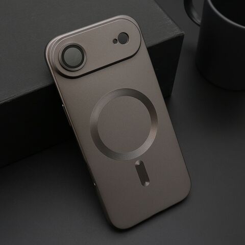 Zastitna maska (futrola) ELEGANT MAGSAFE - iPhone 17 Air siva (MS).