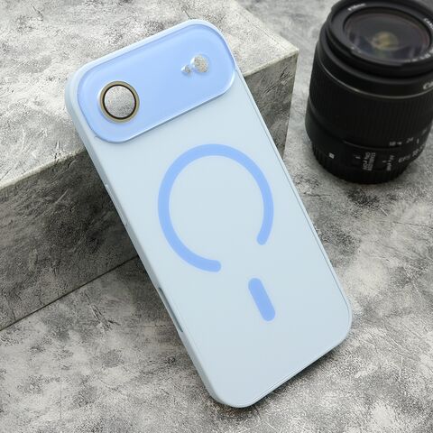 Zastitna maska (futrola) PASTELPOP MagSafe - iPhone 17 Air plava (MS).