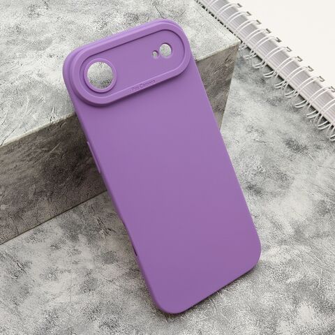 Zastitna silikonska maska (futrola) Pro Camera - iPhone 17 Air ljubicasta (MS).