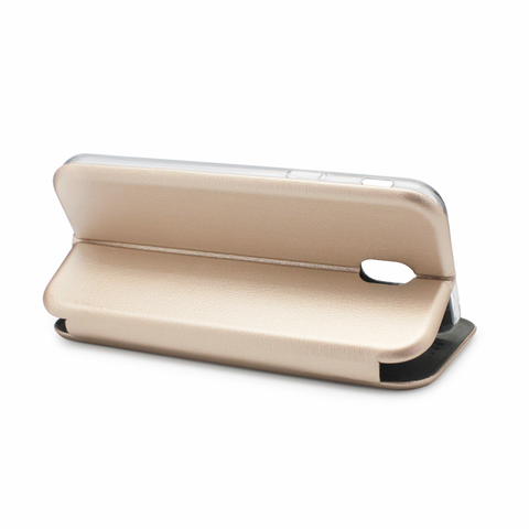 Zastitna maska (futrola) Teracell Flip Cover - Samsung J530F Galaxy J5 (2017) zlatna.