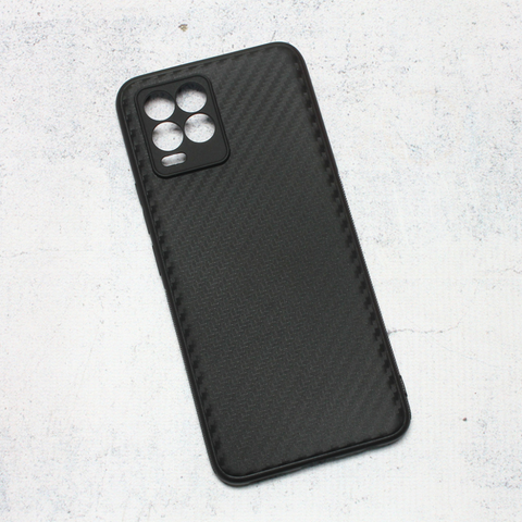 Zastitna maska (futrola) Carbon fiber - Realme 8 4G/8 Pro crna.