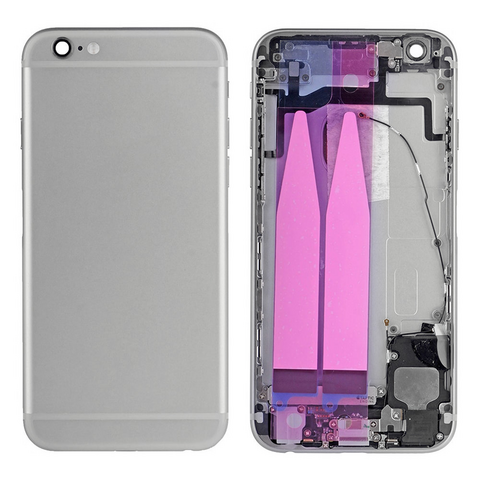 Oklop / kuciste - Iphone 6S 4.7 sivi sa eletronikom (buzzer+flet za punjenje+power+volume flet).