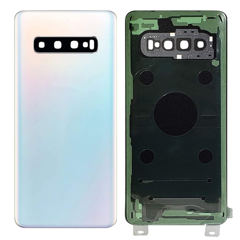Poklopac - Samsung G975/Galaxy S10 Plus Prism beli (white) + staklo kamere (NO LOGO).