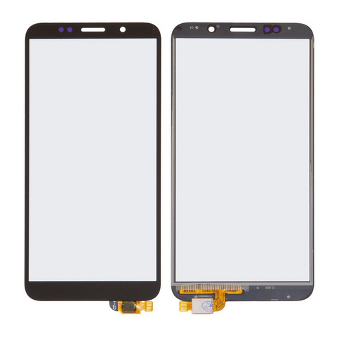 Staklo touchscreen-a + OCA - Huawei Y5P 2020 Crno.