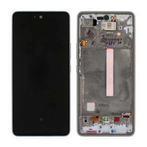 LCD displej (ekran) - Samsung A536 Galaxy A53 5G + touchscreen + okvir crni Service Pack ORG/GH82-28024A.