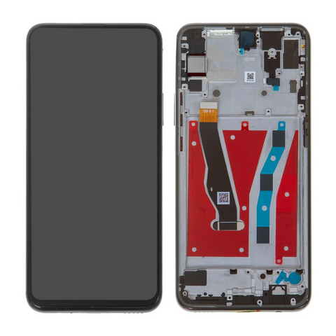 LCD displej (ekran) - Huawei P Smart Z/Y9 Prime (2019) + touchscreen + okvir crni CHO.