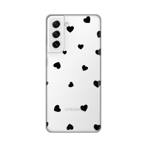 Zastitna ultra tanka (skin) maska / futrola PRINT - Samsung G990 Galaxy S21 FE Heart.