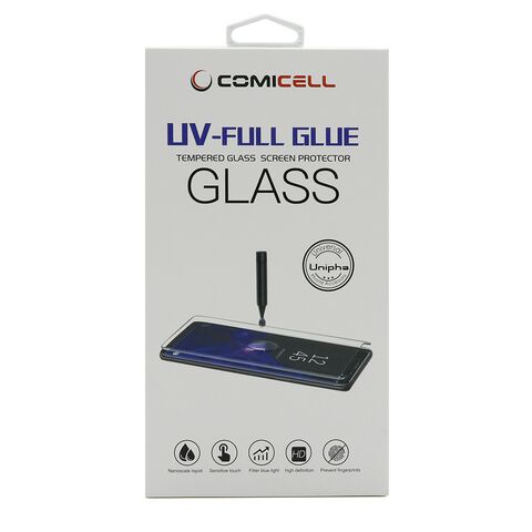 Staklena folija (zastitno kaljeno staklo) za ekran 3D MINI UV-FULL GLUE - Samsung S916B Galaxy S23 Plus (sa UV lampom) (MS).