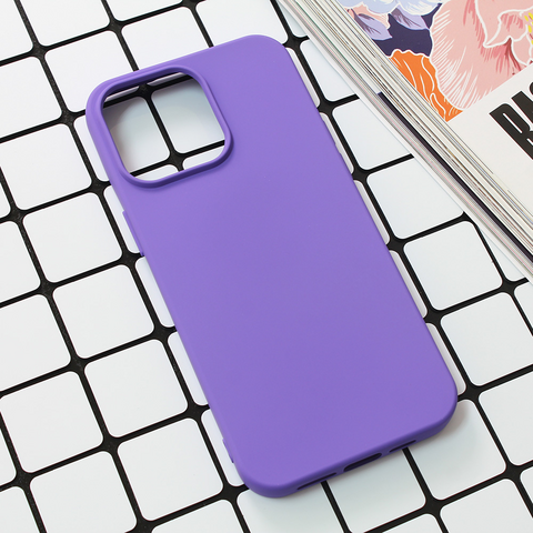 Zastitna maska (futrola) Nano Silikon - iPhone 15 Pro Max 6.7 ljubicasta.