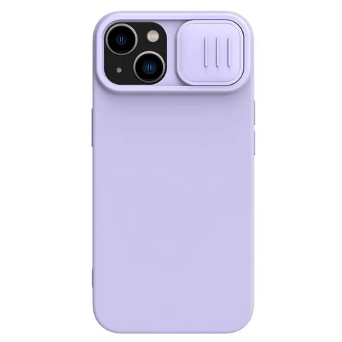 Zastitna maska (futrola) Nillkin CamShield Silky - iPhone 15 Plus ljubicasta.