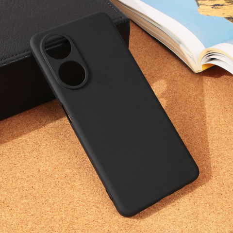 Zastitna silikonska maska (futrola) Ultra Thin - Oppo A98 mat crna.