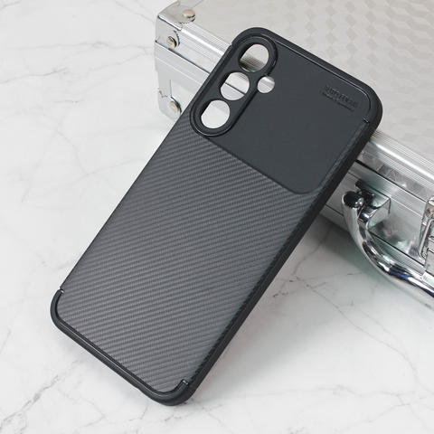 Zastitna maska (futrola) Defender Carbon - Samsung A256 Galaxy A25 5G crna.