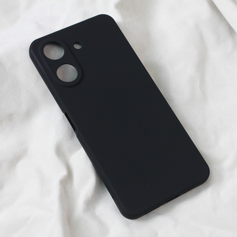 Zastitna maska (futrola) Teracell Soft Velvet - Xiaomi Redmi 13C crna.