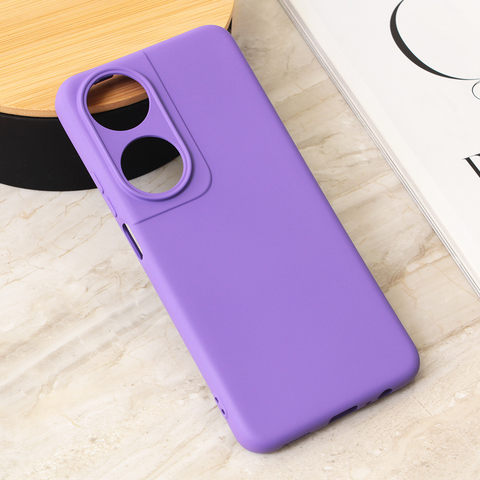 Zastitna maska (futrola) Teracell Giulietta - Huawei Honor X7b mat ljubicasta.