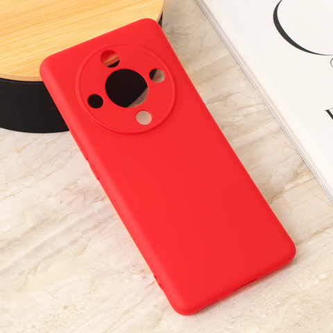 Zastitna maska (futrola) Teracell Giulietta - Huawei Honor Magic 6 lite mat crvena.