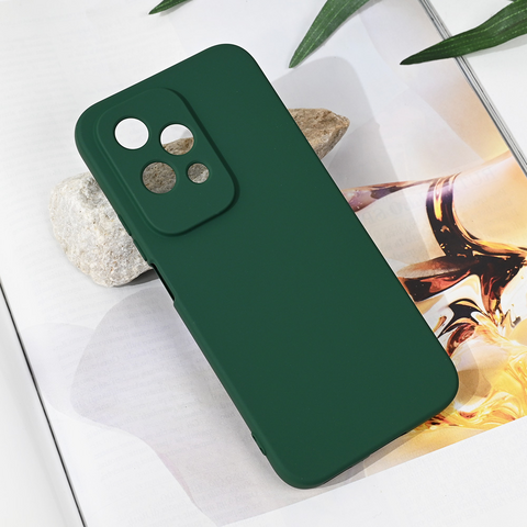 Zastitna maska (futrola) Teracell Soft Velvet - Huawei Honor 200 Lite tamno zelena.