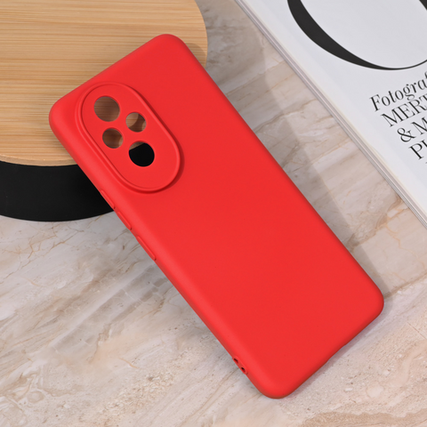 Zastitna maska (futrola) Teracell Giulietta - Huawei Honor 200 mat crvena.