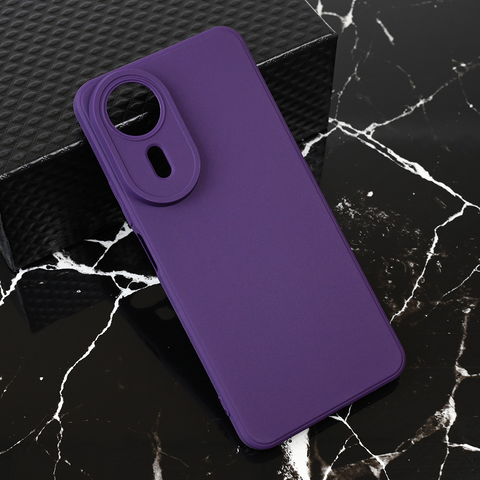 Zastitna maska (futrola) Teracell Giulietta - Huawei Nova 12 SE mat tamno ljubicasta.