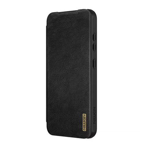 Zastitna maska (futrola) Nillkin Qin Pro Leather - Samsung S936 Galaxy S25 Plus crna.