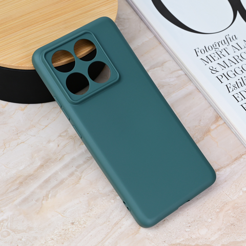 Zastitna maska (futrola) Teracell Giulietta - Xiaomi 14T Pro mat zelena.