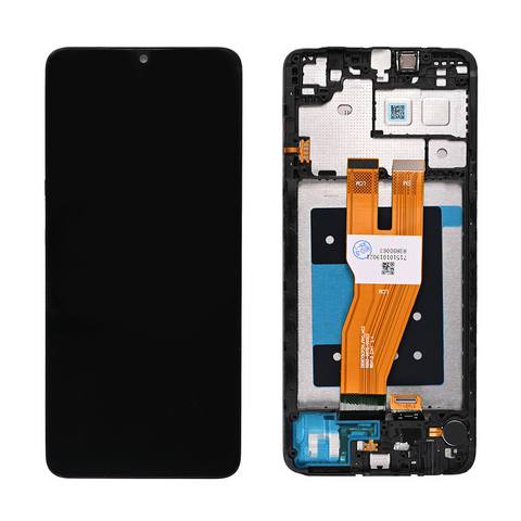 LCD displej (ekran) - Samsung A055 Galaxy A05 (GH81-24189A) + touchscreen + okvir crni FULL ORG-SP.