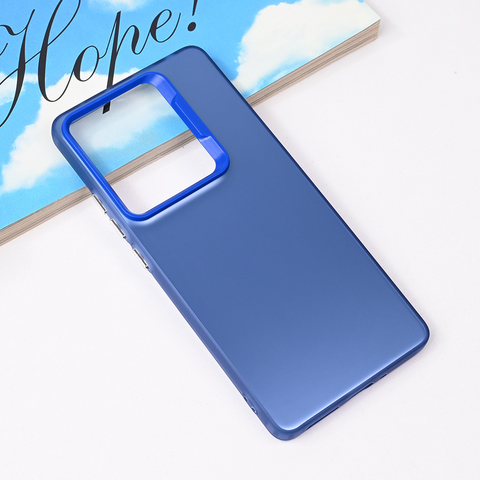 Zastitna maska (futrola) providna - Xiaomi Redmi Note 14s plava.