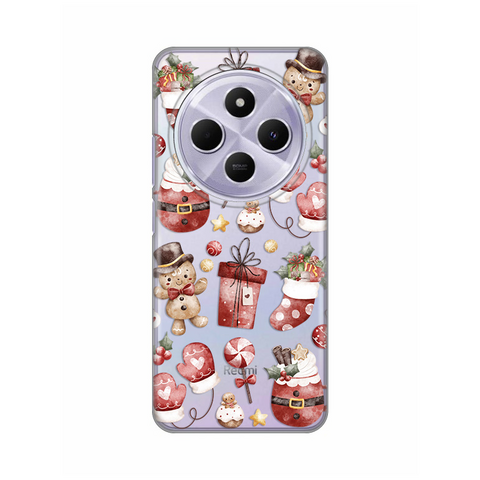 Zastitna ultra tanka (skin) maska / futrola PRINT - Xiaomi Redmi 14C/Redmi A4 Cozy Christmas.